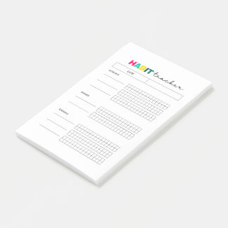 Post-it® Journal du gestionnaire de suivi des habitudes