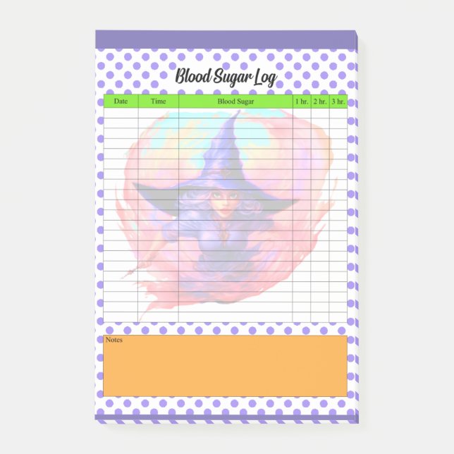 Post-it® Journal du sucre de sang d'Halloween (Devant)