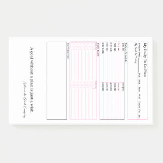 Post-it® Journal pour faire le planificateur dans rose, le