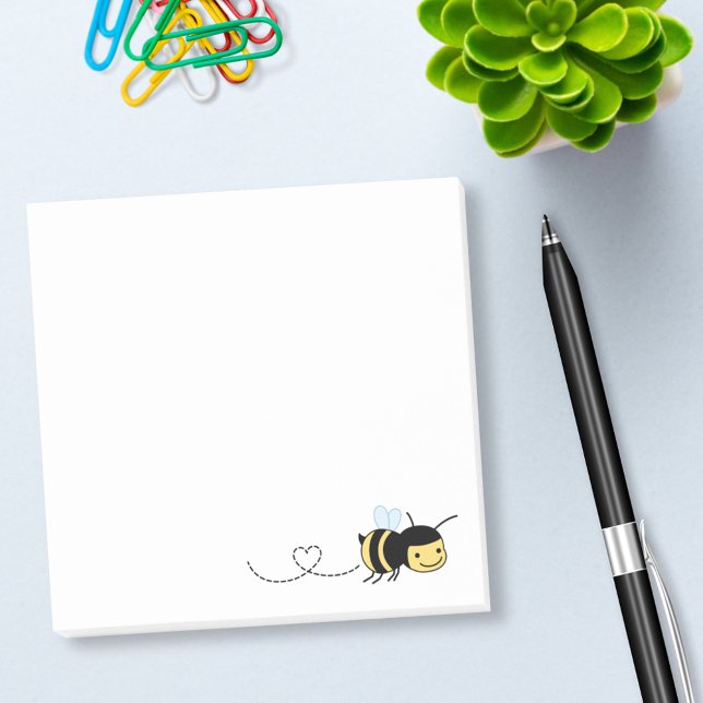 Post-it® Joyeuse Bee Buzzing Autour (Créateur téléchargé)
