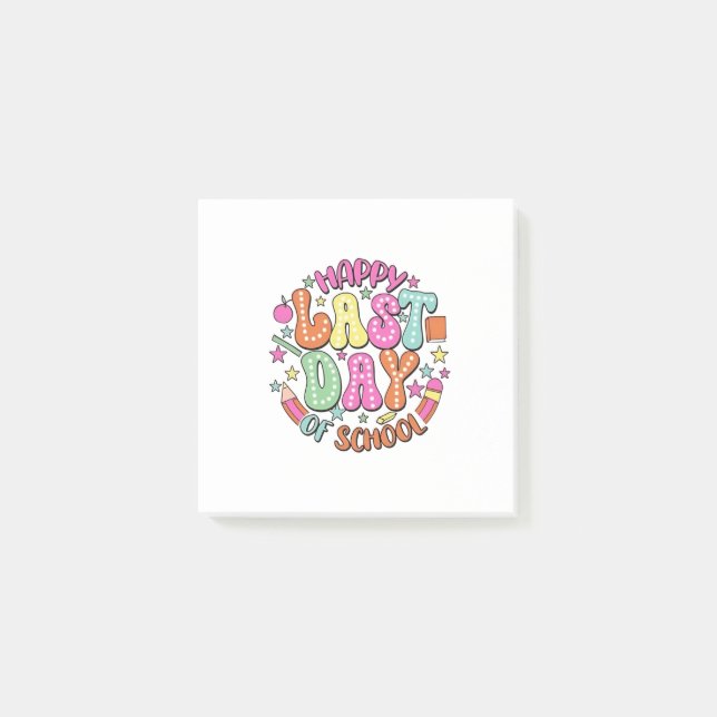 Post-it® Joyeuse Dernière journée d'école (Devant)