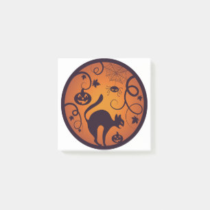 Post-it® Joyeuse lanterne d'Halloween araignées et chauves-