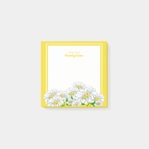 Post-it® Joyeuses marguerites Jaune Blanc