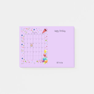 Post-it® Joyeux anniversaire Septembre 2022 Post-it Notes