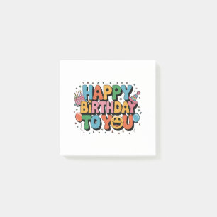 Post-it® Joyeux Anniversaire Smiley