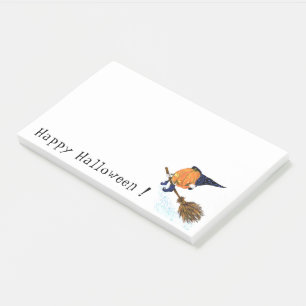 Post-it® Joyeux Citrouille de sorcière Halloween volant