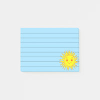 Joyeux dessin de la face du soleil