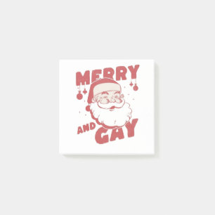 Post-it® Joyeux et gai Noël Funny Christmas LGBTQ Fierté