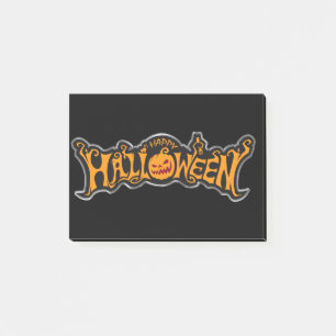 Post-it® Joyeux Halloween Citrouille à l'Œil de Rubis Cadre