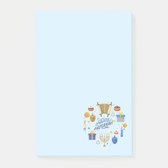 Post-it® Joyeux Hanukkah Mignon (Devant)