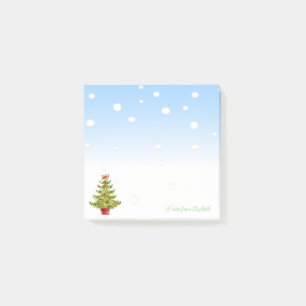Post-it® Joyeux Noël, Aquarelle Arbre de Noël