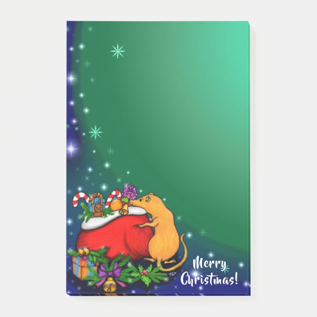 Post-it® Joyeux Noël avec le Prince Rat (Devant)