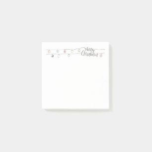 Post-it® Joyeux Noël avec lumières