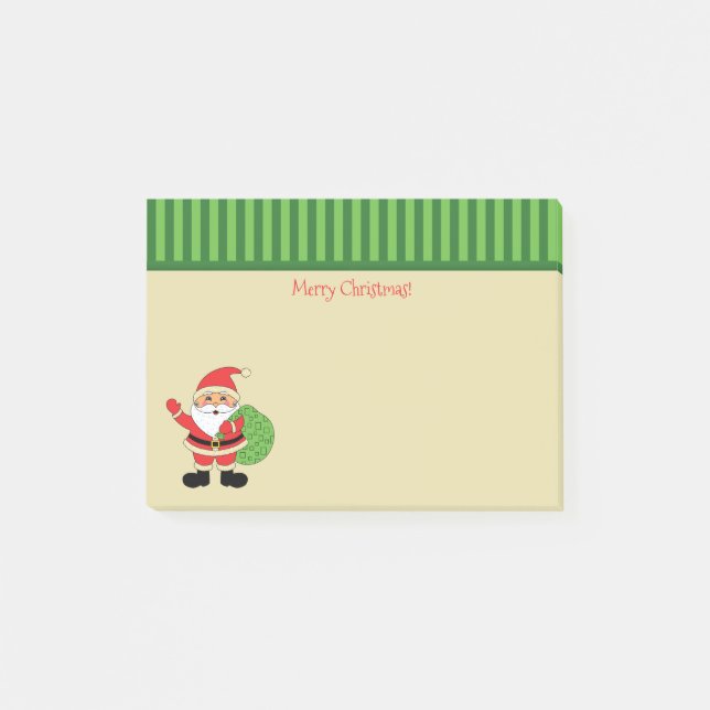 Post-it® Joyeux Noël du père noël (Devant)