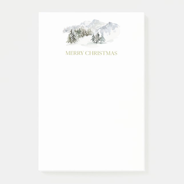 Post-it® Joyeux Noël élégant (Devant)