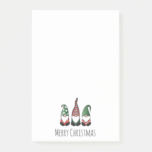 Post-it® Joyeux Noël Gnomes (Devant)