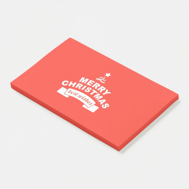 Post-it® Joyeux Noël Meilleurs voeux (Incliné)