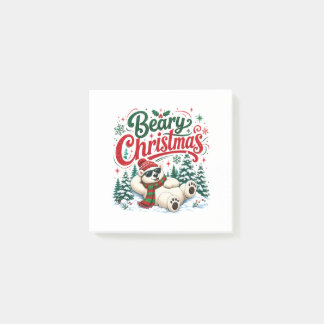 Post-it® Joyeux Noël ourson