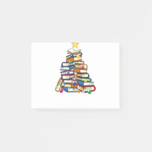 Post-it® Joyeux professeurs d'arbres de Noël aiment lire le