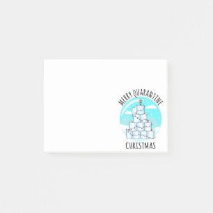 Post-it® Joyeux Quarantaine Arbre de Noël Papier toilette