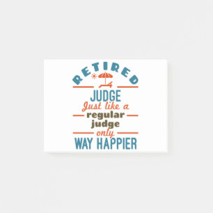 Post-it® Juge à la retraite Juge à la retraite beaucoup p