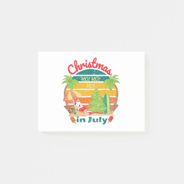 Post-it® juillet noël/noël en juillet (Devant)