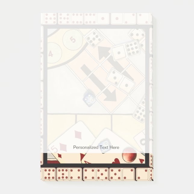 Post-it® Jumbled Assortiment of Games of Chance (Devant)