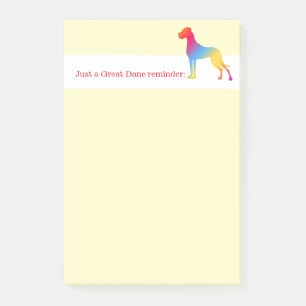 Post-it® Juste un rappel de Grand Danois.