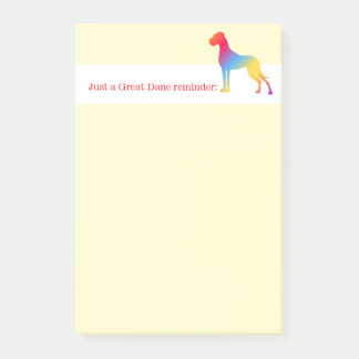 Post-it® Juste un rappel de Grand Danois.