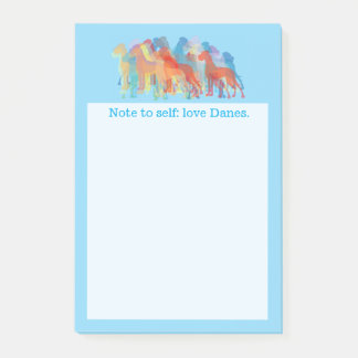 Post-it® Juste un rappel de Grand Danois.