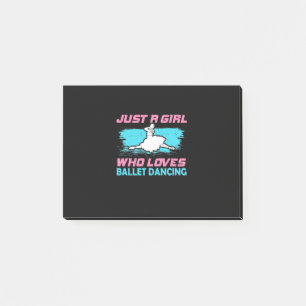 Post-it® Juste Une Fille Qui Aime La Danse De Ballet