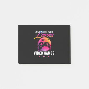 Post-it® Juste une fille qui aime le jeu vidéo