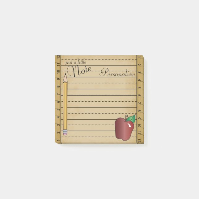 Post-it® Juste une petite note Vintage | Enseignant (Devant)