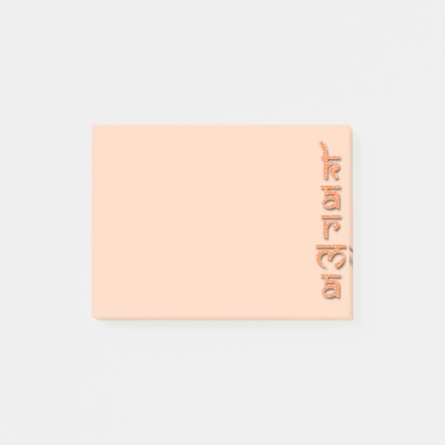 Post-it® karma - orange (Devant)