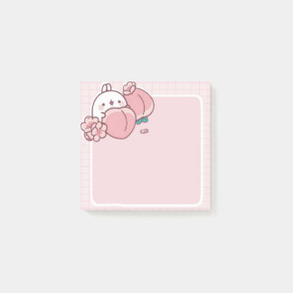 Post-it® kawaii pêche fleur pêche Sakura lapin rose mignon