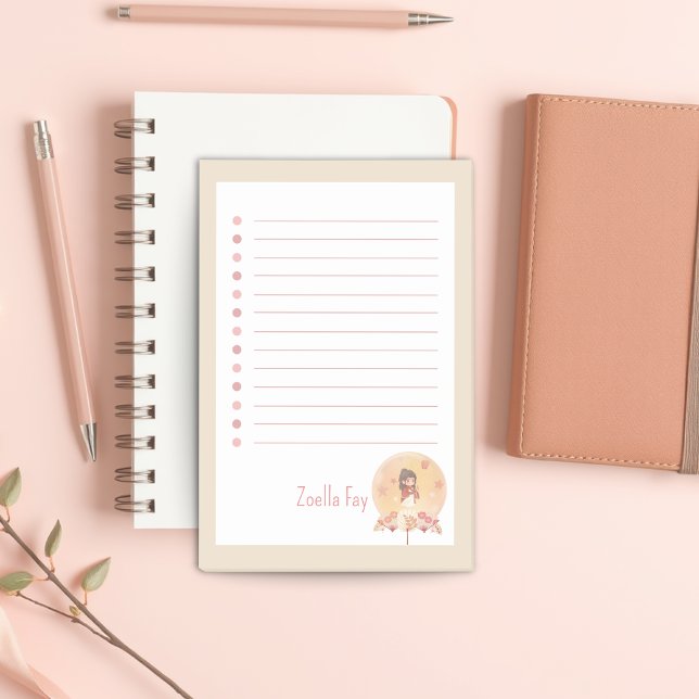 Post-it® Kawaii Personnalisable Audacieux de Rentrée des Cl (Bold Kawaii Japanese Style Pesonalizable Back to School Post it Notes)