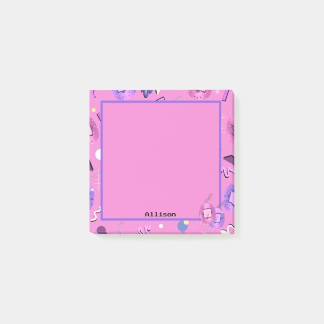 Post-it® Kawaii Pink Tamagotchi (Devant)