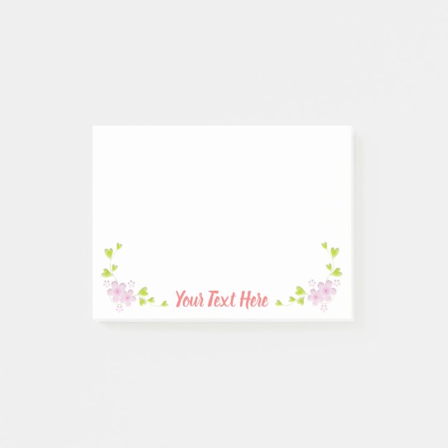 Post-it® Kawaii Style Sakura Fleur d'arbre de cerisier (Devant)
