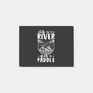 Post-it® Kayak Driver Life Est Une Rivière