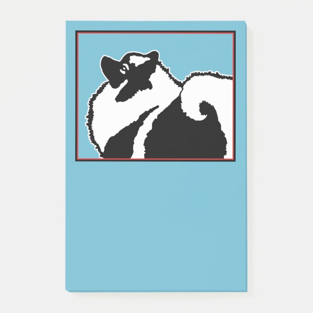 Post-it® Keeshond Graphics - Cute Original Chig Art (Devant)