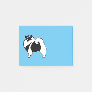 Post-it® Keeshond Graphics - Cute Original Chig Art