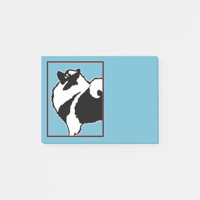 Post-it® Keeshond Graphics - Cute Original Chig Art (Devant)