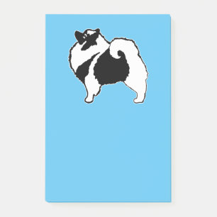 Post-it® Keeshond Graphics - Cute Original Chig Art