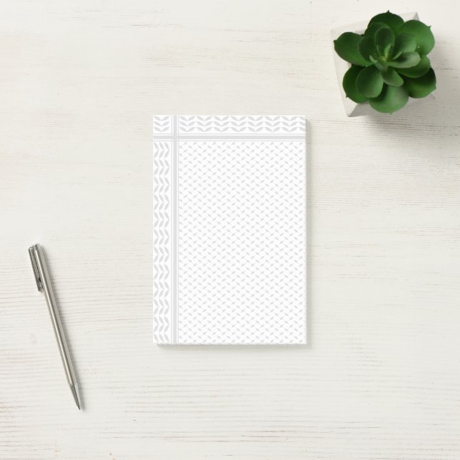 Post-it® Keffiyeh Symbole de la résistance palestinienne Mo (Bureau)