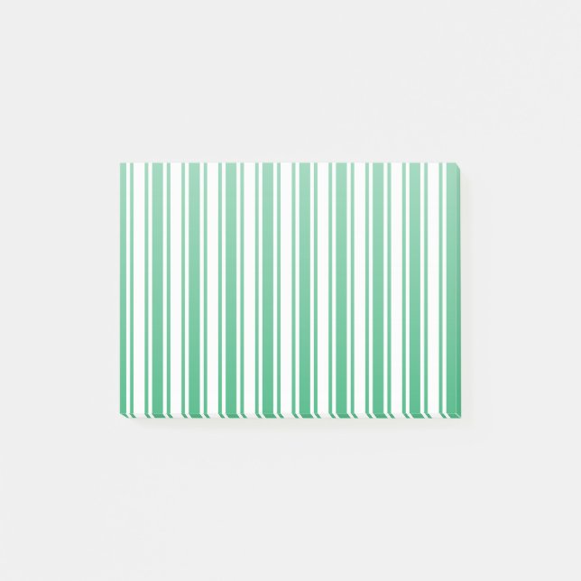 Post-it® Kelly landes de bonbons vertes et blanches (Devant)