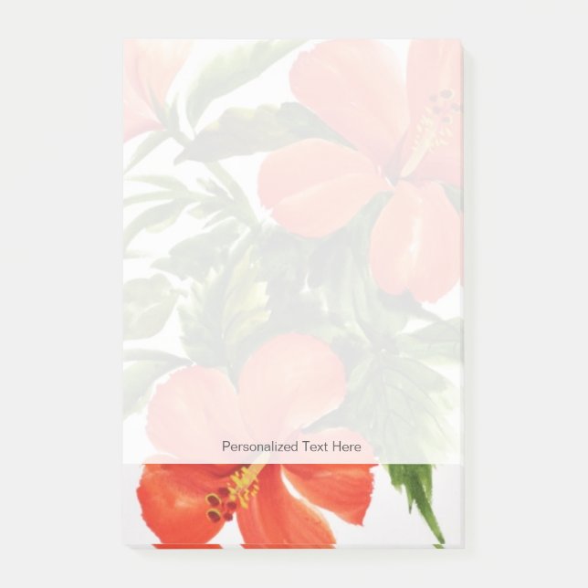 Post-it® Ketmie rouge chaude (Devant)