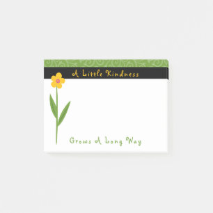Post-it® Kindness Grows Flowers Inspirationnel 4 X 3