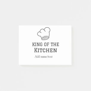 Post-it® King of the cuisine chef cuisine ajouter nom couro