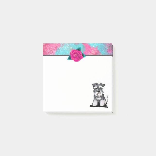 Post-it® KiniArt Mini Schnauzer (Devant)