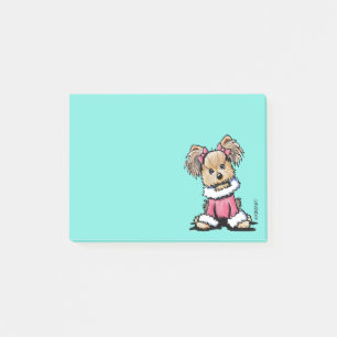 Post-it® KiniArt Yorkie de fête Terrier